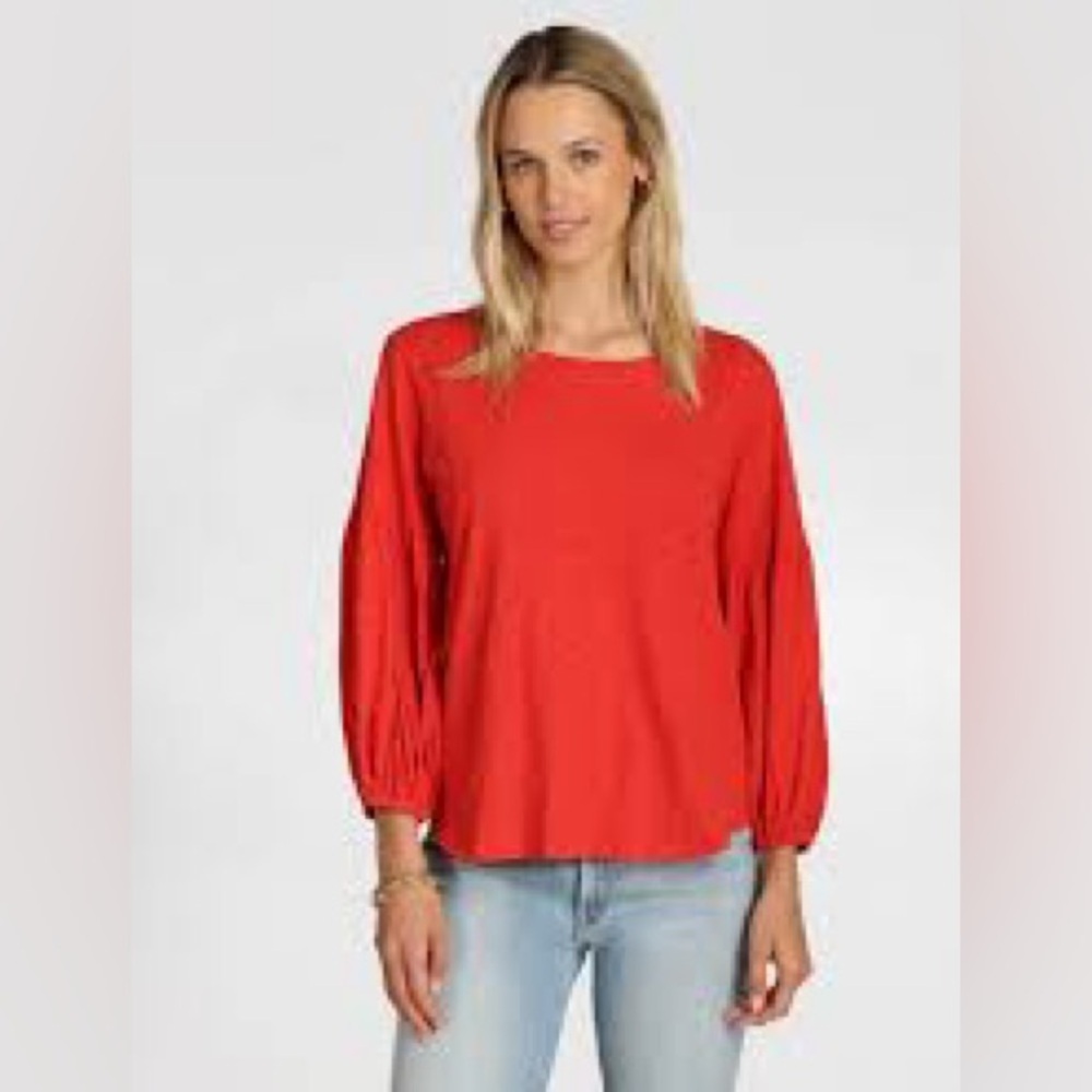 Dylan Slub Jersey Tee w/ Gauze Sleeve size Small like new